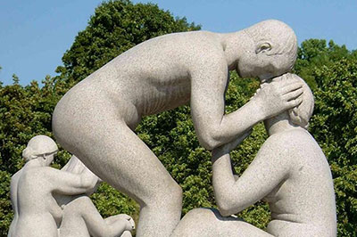 Forehead to Forehead Sculpture